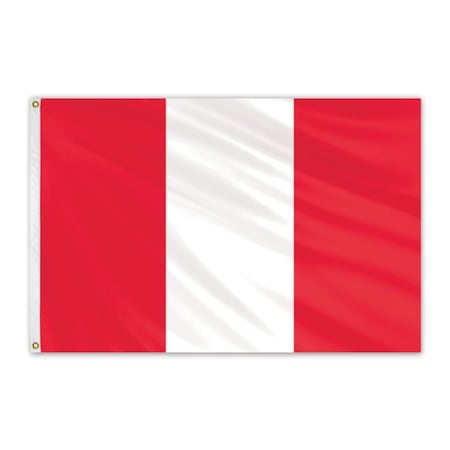 Peru Outdoor Nylon Flag 6'x10'